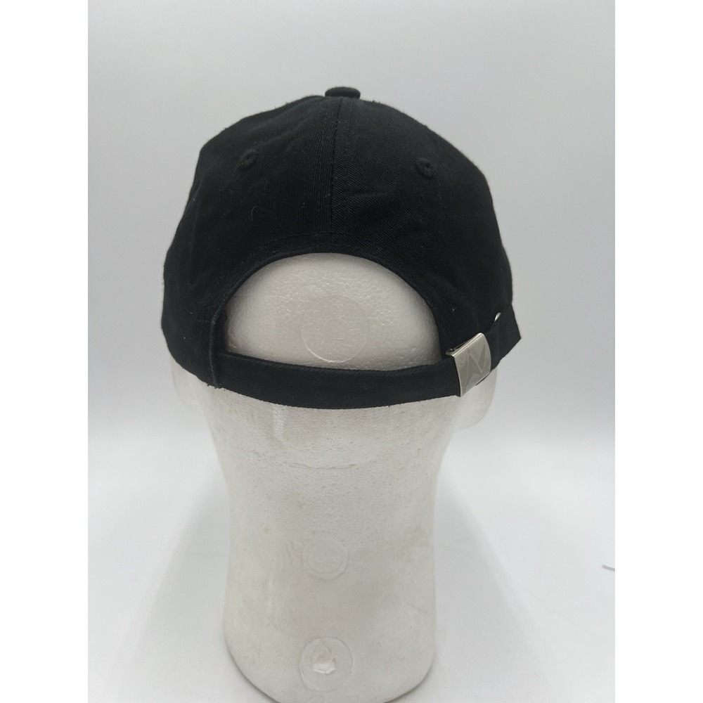 Syndicate Crown Black Adjustable Dad Hat Skull Crown Logo Cap OSFM - Picture 3 of 5